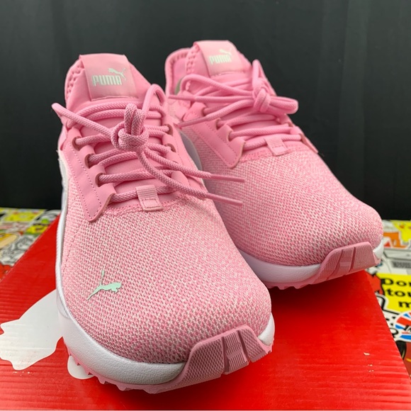 Puma Pink and White Athletic Shoes - Picture 6 of 13